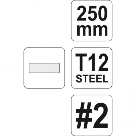 YT-6228 YATO Pila plata de lacatuserie, dimensiune 2, lungime 250 mm