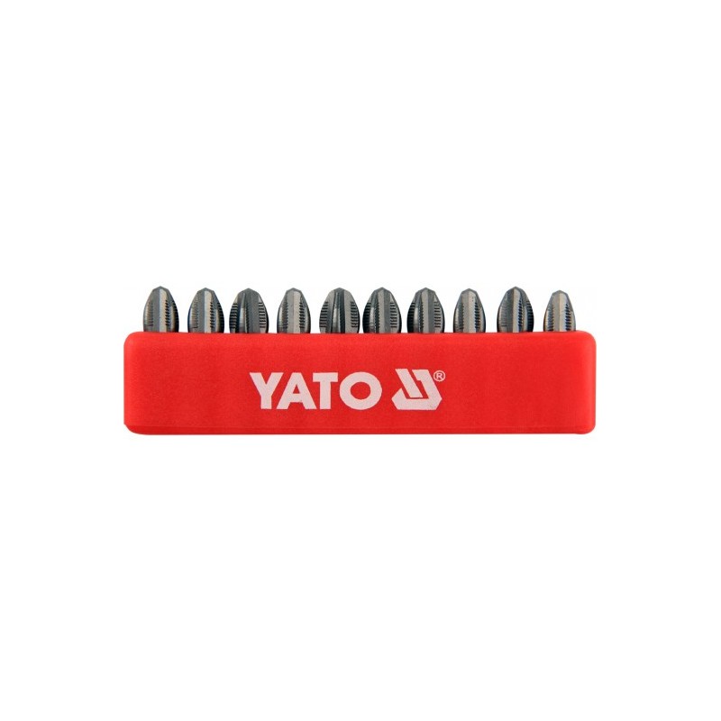 YT-0476 YATO Set 10 biti cruce PH3,prindere hexagon 1/4",lungime 25 mm