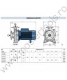 Pompe centrifugale normalizate din otel inoxidabil F50/160-I Pedrollo