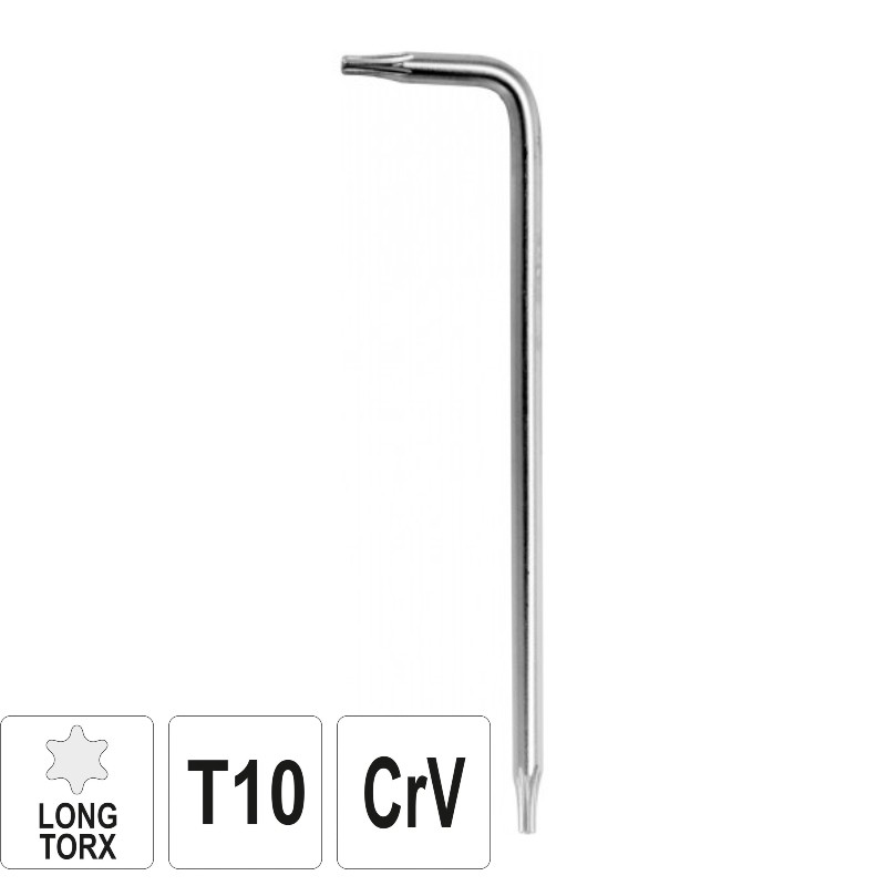 YT-05494 YATO Cheie imbus TORX T10, tip L, lungime 86 mm
