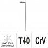 YT-05520 YATO Cheie imbus TORX cu gaura T40, tip L, lungime 121 mm
