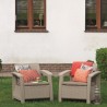 09122-587-01 KETER Set doua fotolii de gradina cappuccino Corfu