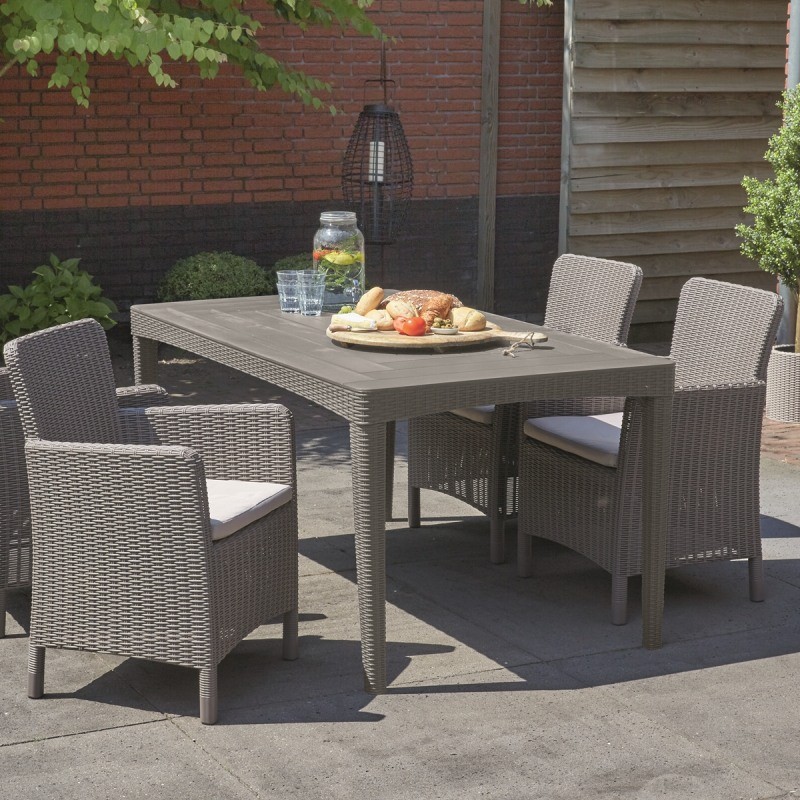 226454 KETER Scaun imitatie rattan bej Trenton
