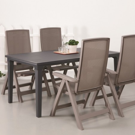 223476 CURVER Set 2 scaune cappuccino Montreal