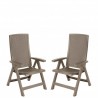 223476 CURVER Set 2 scaune cappuccino Montreal