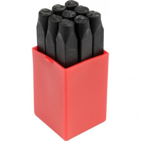 YT-6854 YATO Set 9 poansoane cu cifre 0-9, inaltime cifre 6 mm