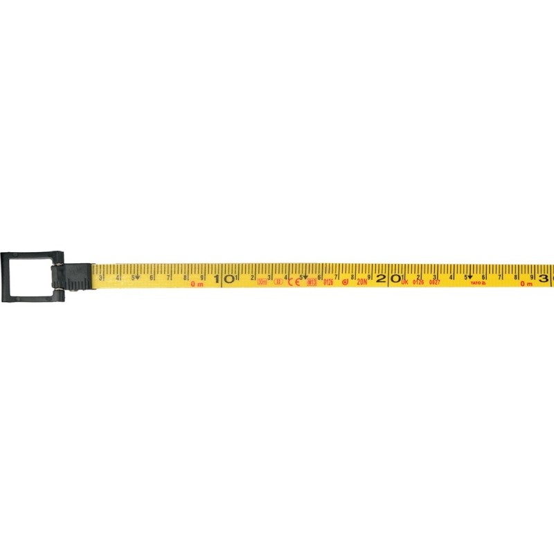 YT-71566 YATO Ruleta cu banda fibra sticla, lungime 30 m, latime 15 mm