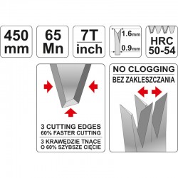 YT-3107 YATO Fierastrau pentru taiat lemn, lungime 450 mm