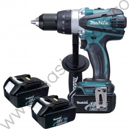Masina de gaurit si insurubat cu acumulator MAKITA DDF458RFE3