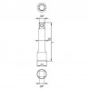 YT-1340 YATO Prelungitor, prindere patrat 3/4", lungime 100 mm