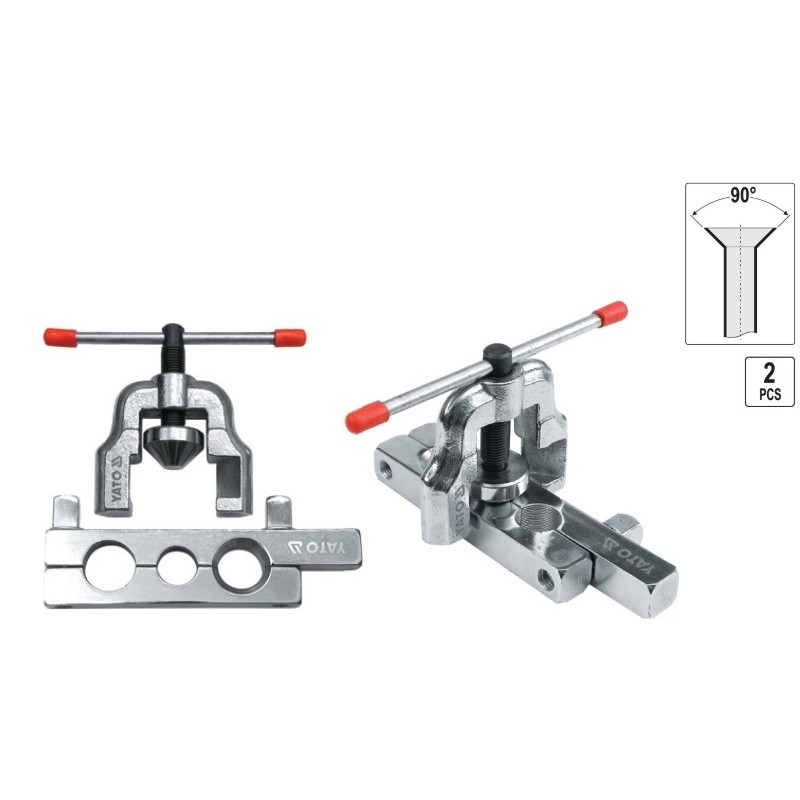 YT-2181 YATO Set 2 piese pentru mansonarea tevilor,diametru 19,22,25mm