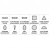 YT-6163 YATO Set 10 pile conice metal 3 x 140 mm, parte activa 65 mm