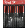 YT-6163 YATO Set 10 pile conice metal 3 x 140 mm, parte activa 65 mm