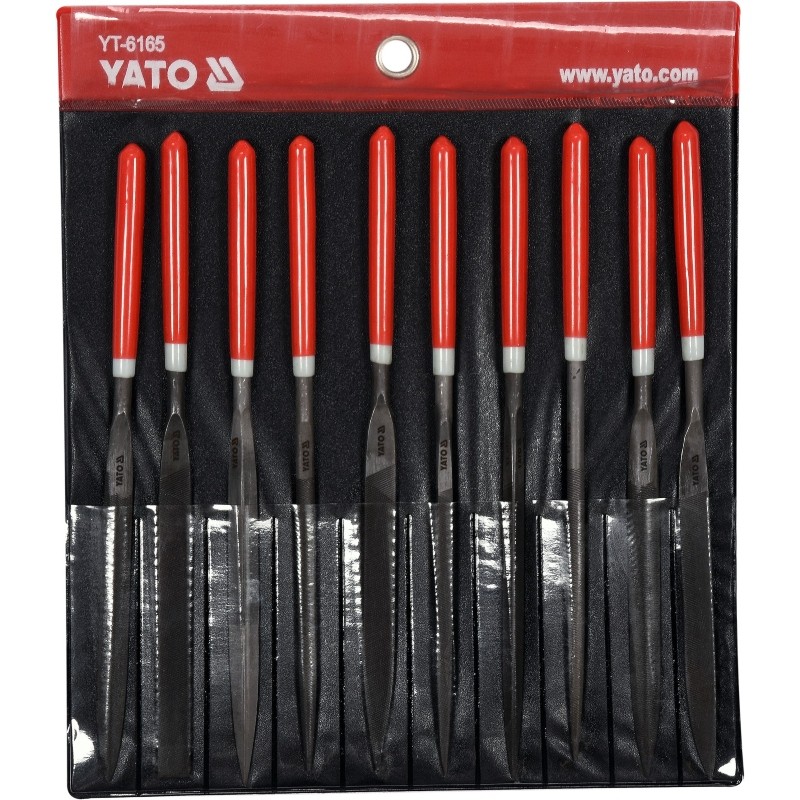 YT-6165 YATO Set 10 pile conice metal 5 x 180 mm, parte activa 85 mm
