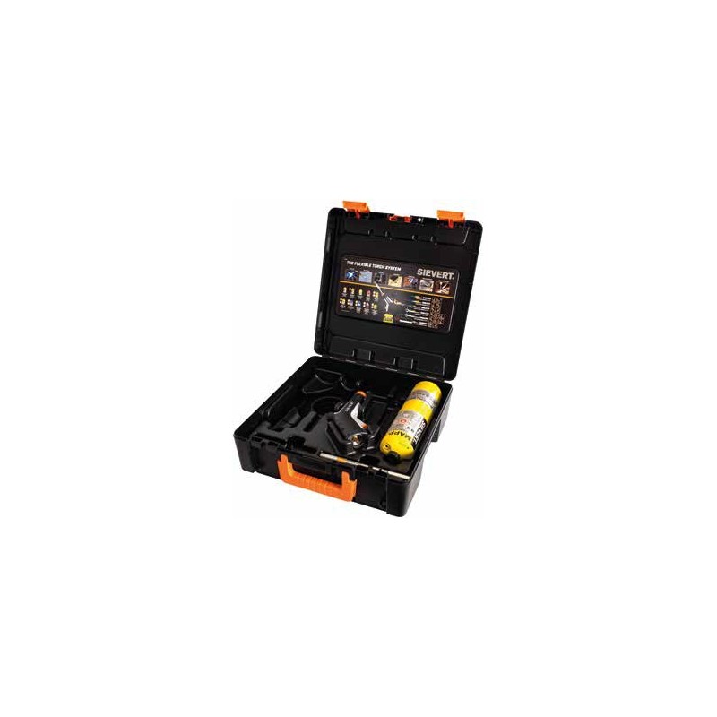 253583+228102 SIEVERT Kit Powercase Mapp US 1", Lampa gaz Powergas Jet
