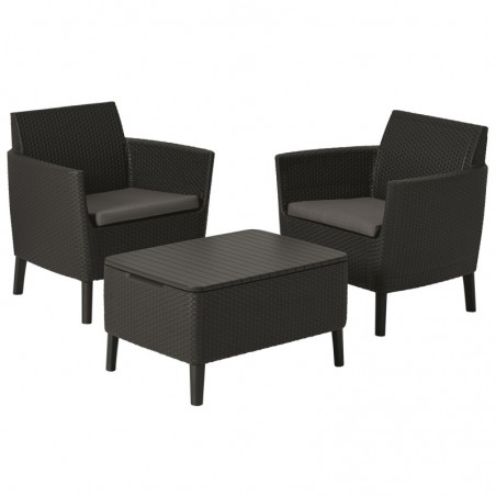 236631 KETER Set mobilier pentru balcon graphite Salemo