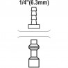 YT-2405 YATO Mufa rapida tata pentru furtun de aer comprimat 1/4"