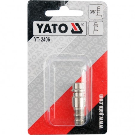 YT-2406 YATO Mufa rapida tata pentru furtun de aer comprimat 3/8"