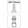 YT-2406 YATO Mufa rapida tata pentru furtun de aer comprimat 3/8"