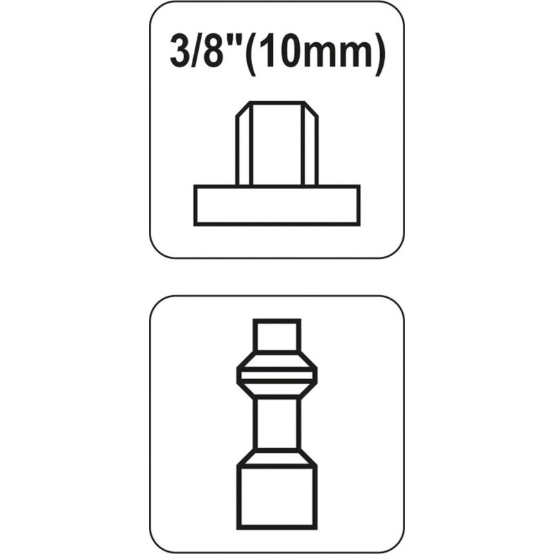 YT-2399 YATO Mufa rapida tata cu filet exterior, prindere 1/4"
