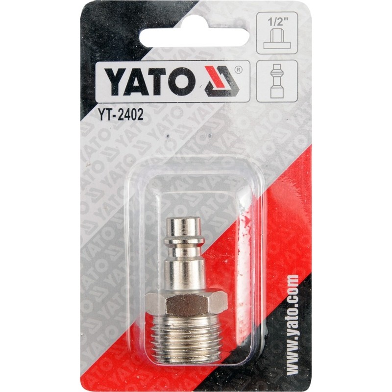 YT-2402 YATO Mufa rapida tata cu filet exterior, prindere 1/2"