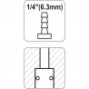 YT-2396 YATO Mufa rapida mama pentru furtun de aer comprimat, 1/4"