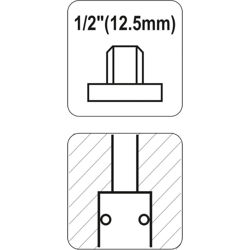 YT-2392 YATO Mufa rapida mama cu filet exterior, prindere 1/2"