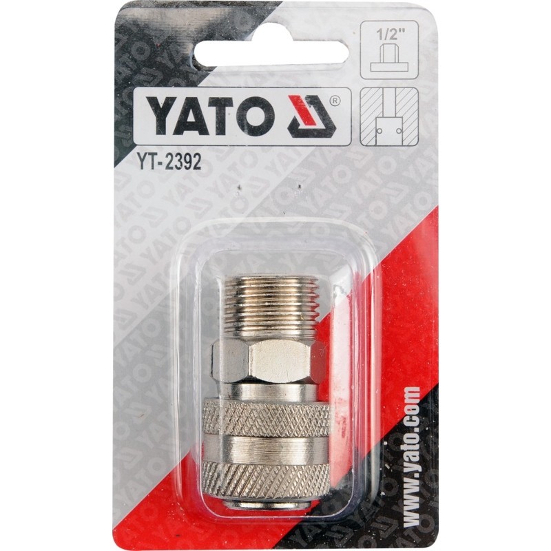 YT-2392 YATO Mufa rapida mama cu filet exterior, prindere 1/2"