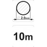 89403 FLO Fir profil rotund, pentru masini tuns iarba, grosime 2 mm