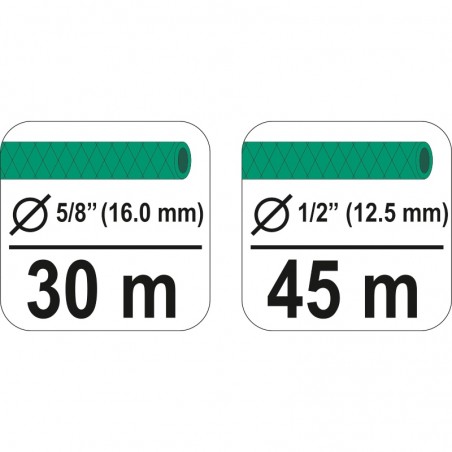 89335 FLO Suport mobil furtun, 5/8" lungime 30 m, 1/2" lungime 45 m
