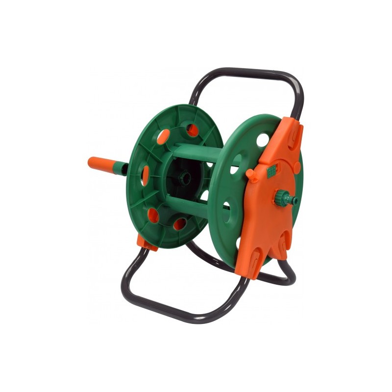 89330 FLO Suport furtun mobil,5/8" la lungime 30m,1/2" la lungime 45m