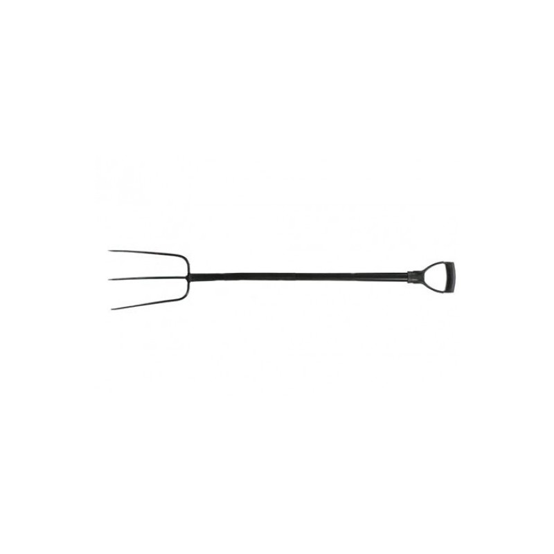 35812 FLO Furca maner metalic, cu 3 dinti