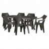 207063 KETER Scaun plastic graphite Dante