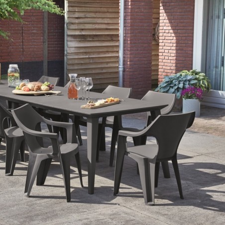 207063 KETER Scaun plastic graphite Dante