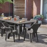 207063 KETER Scaun plastic graphite Dante
