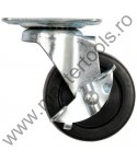 87412 VOREL Roata mobila cu frana, din polipropilena, diametru 50 mm