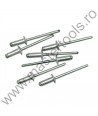 70320 VOREL Set 50 nituri pop aluminiu,lungime 6.4 mm,diametru 3.2 mm
