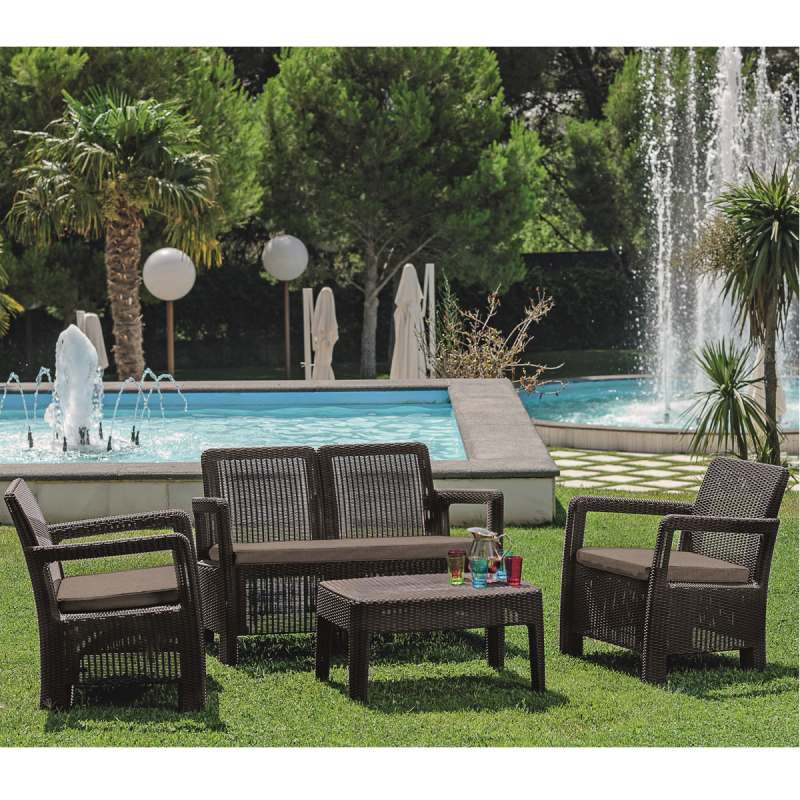 09113-599-01 KETER Set mobilier gradina maro Tarifa