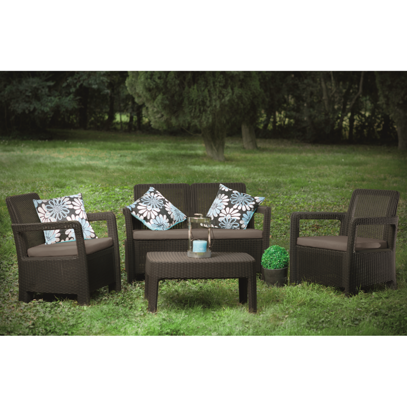 09113-599-01 KETER Set mobilier gradina maro Tarifa