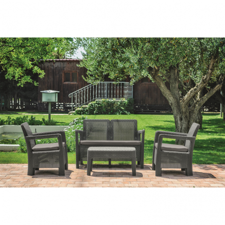 09113-175-00 KETER Set mobilier gradina graphite Tarifa
