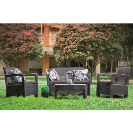 09113-175-00 KETER Set mobilier gradina graphite Tarifa