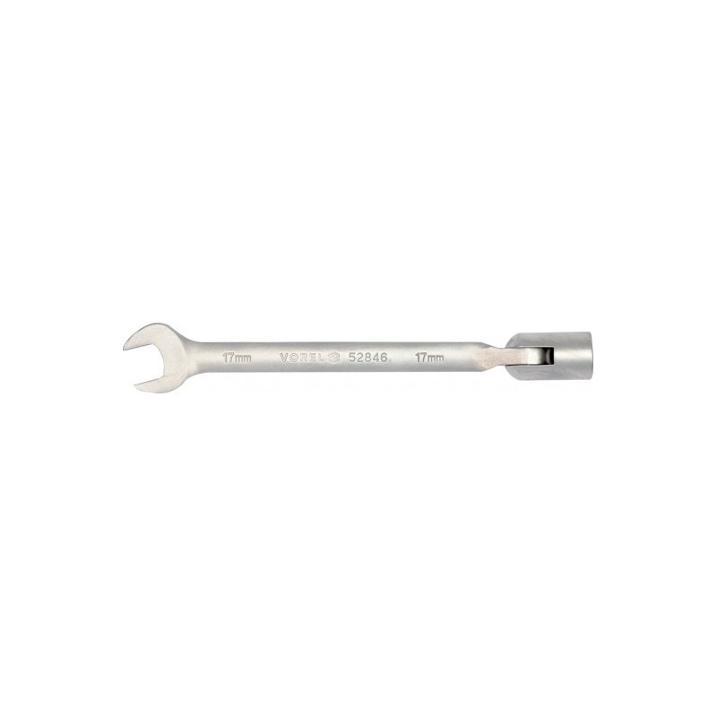 52844 VOREL Cheie fixa si tubulara 13 mm, cu articulatie