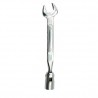 52680 VOREL Cheie combinata articulata, fixa si tubulara 8 mm