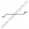 52070 VOREL Cheie inelara cu cot, diametru interior 6 x 7 mm