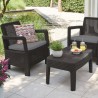 233193 KETER Set 2 scaune de gradina graphite Tarifa