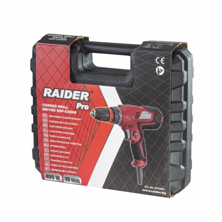 073302 RDP-CDD09 RAIDER Masina de insurubat 400W, prindere 1/4", 35Nm