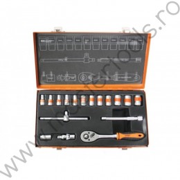 Trusa chei tubulare si antrenor 1/4 Gadget 330568