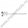 09044 VOREL Mixer vopsea nichelat turbo,80 x 400mm,prindere hexagonala