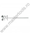 09044 VOREL Mixer vopsea nichelat turbo,80 x 400mm,prindere hexagonala