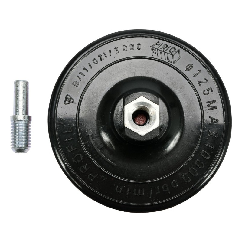 08501 VOREL Suport disc cu scai, pentru polizoare unghiulare, 125 mm.
